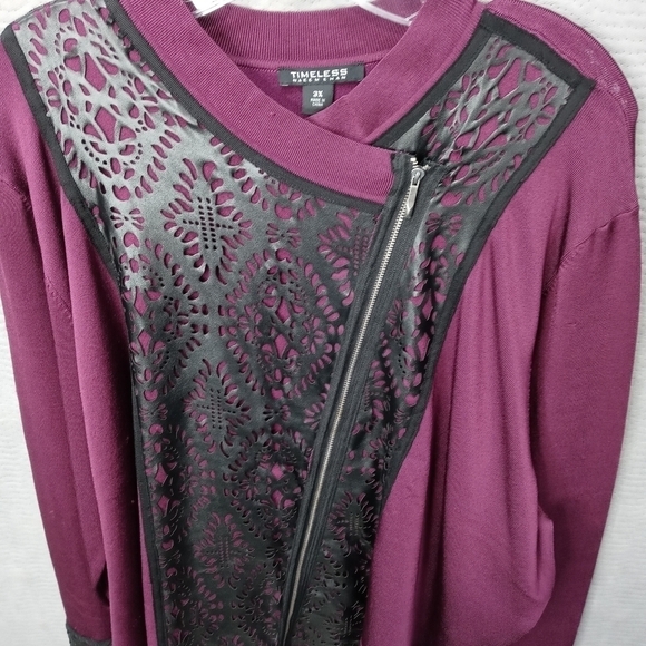 TIMELESS NAEEM KHAN Black cut-put Embellished - Picture 2 of 12